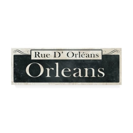 Wild Apple Portfolio 'French Quarter Sign II' Canvas Art,16x47